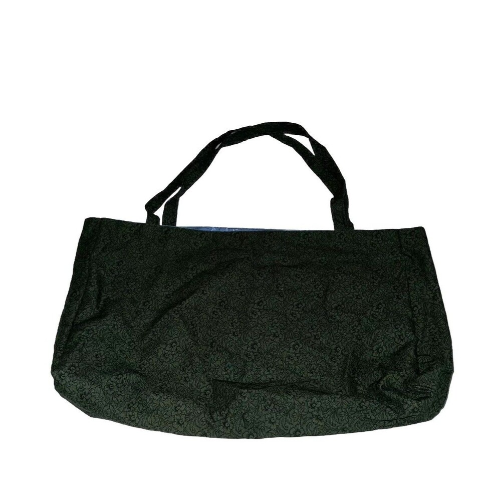 10x16.5 Green Handmade 100% Cotton Tote Hand Bag